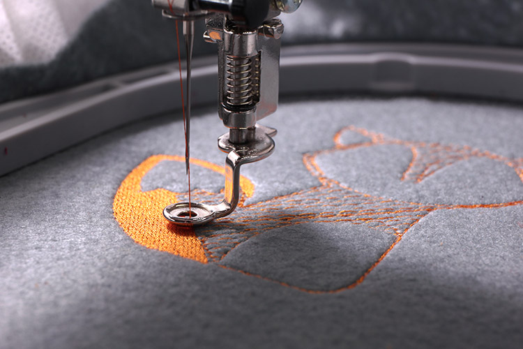 Stylish flat embroidery craftsmanship