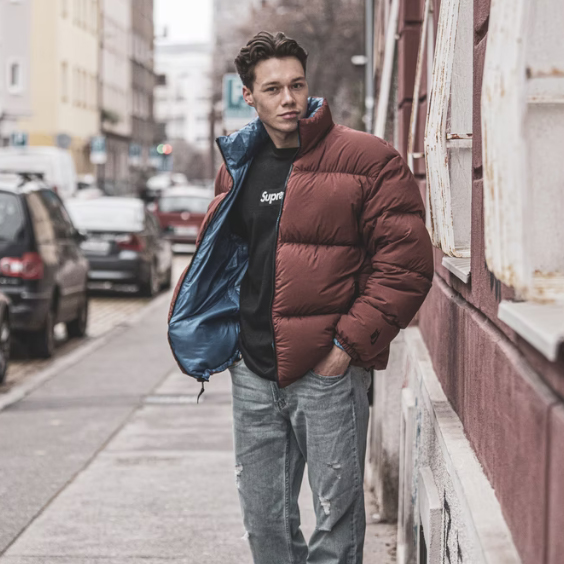Styling puffer jackets in winters