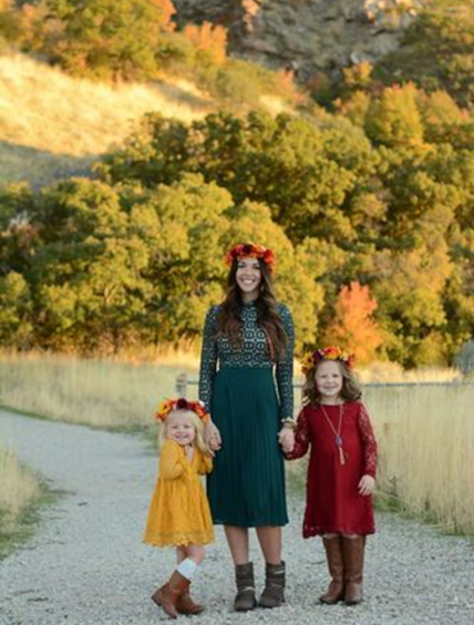 Colorful Outfits family photo shoot
